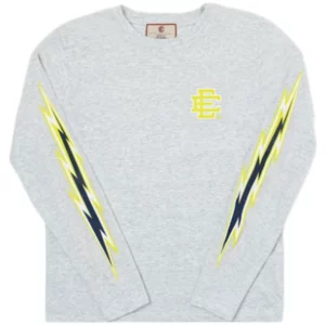 Eric Emanuel EE Long Sleeve T-shirt – Volt/Navy