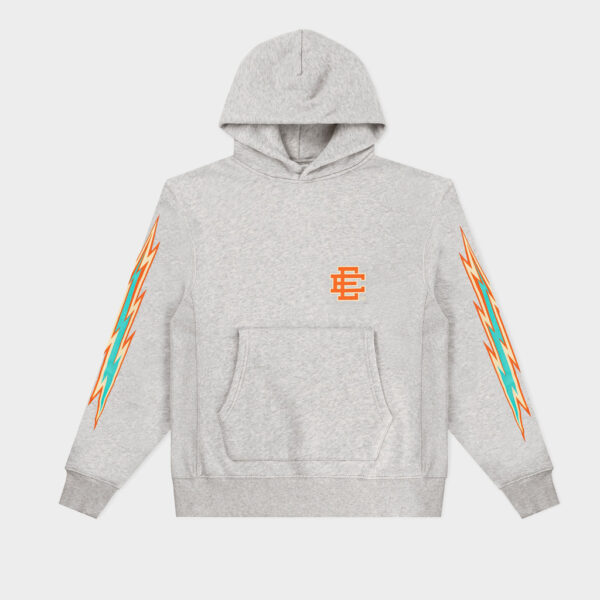 Eric Grey W Orange EE® Bolts Hoodie